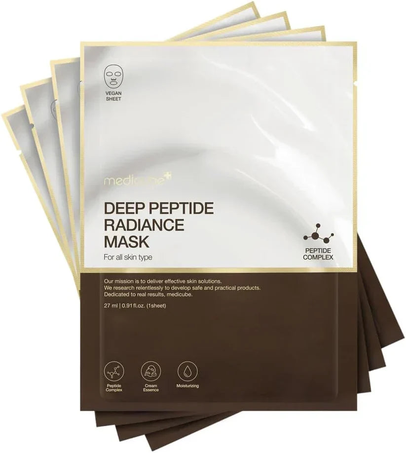 MÁSCARA DE RADIAÇÃO DE PEPTÍDEOS PROFUNDOS Medicube - (1EA/4EA)