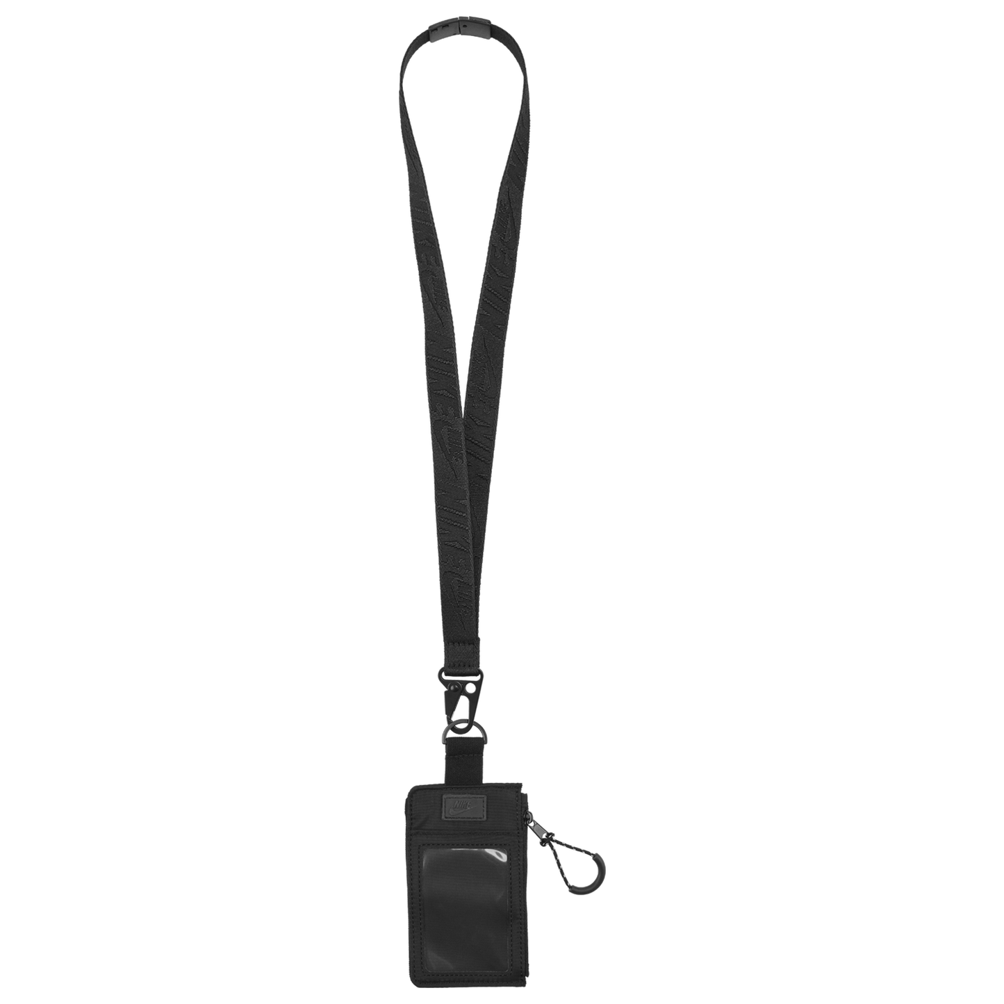 Nike Tech Statement Zip Wallet Lanyard - Men's - Black/Black/Black