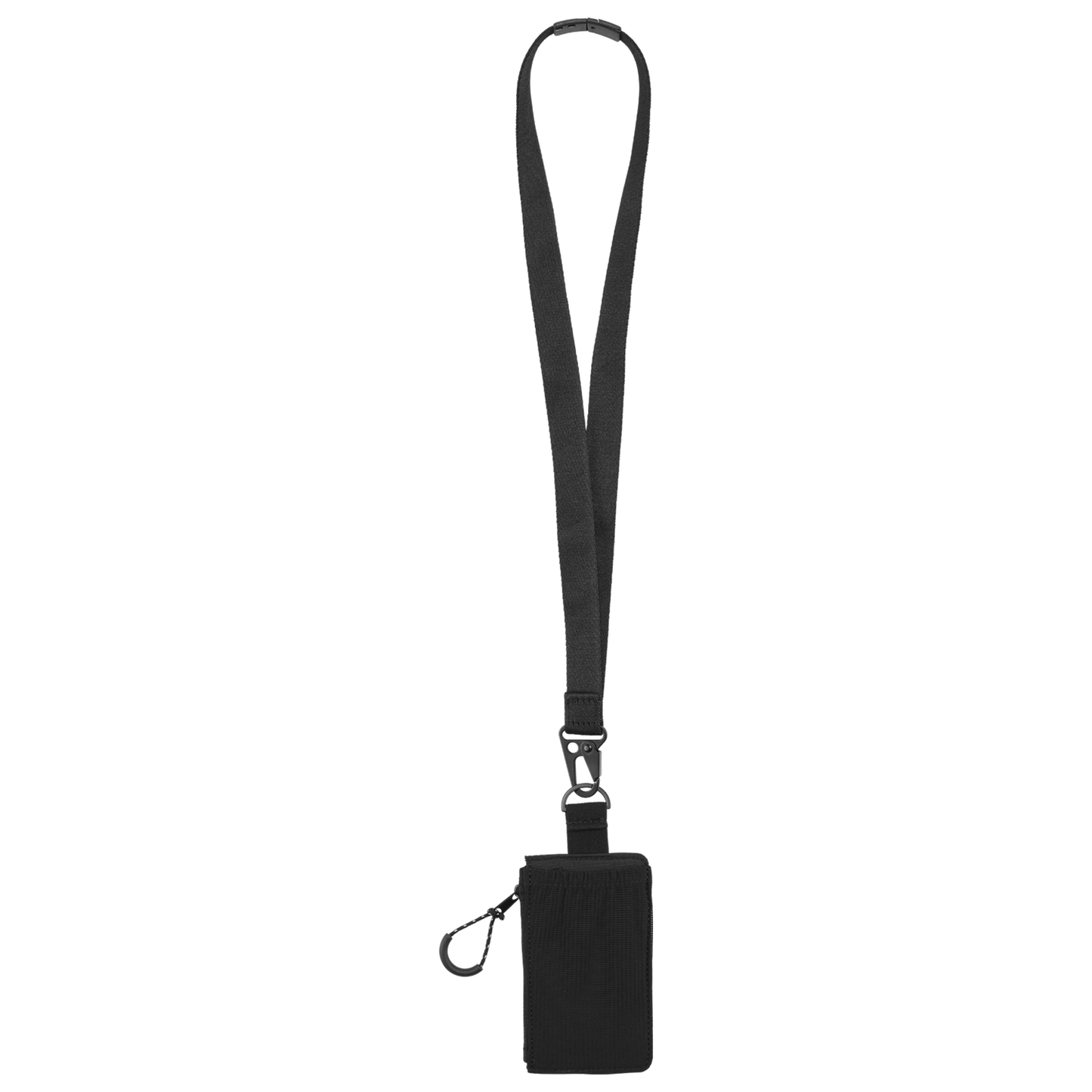 Nike Tech Statement Zip Wallet Lanyard - Men's - Black/Black/Black