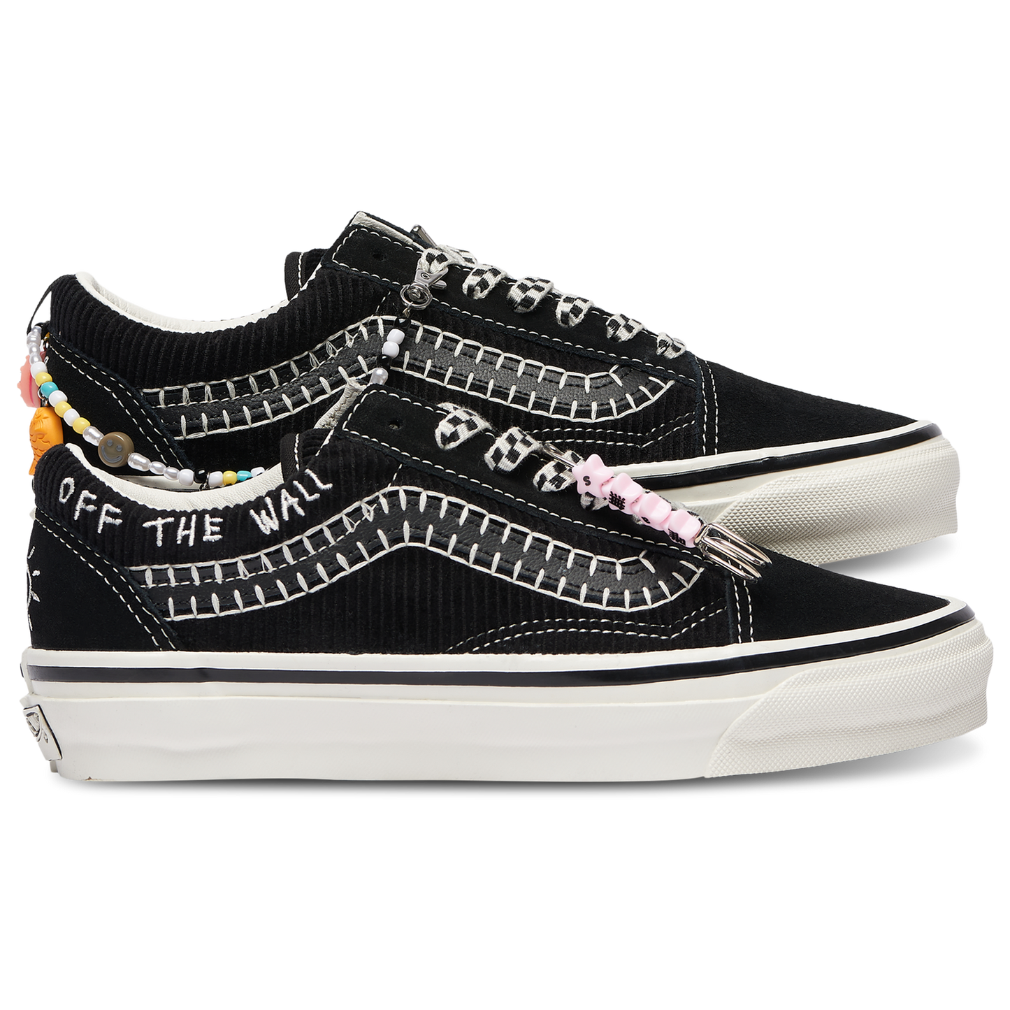 Vans LX Old Skool Charms - Women's - Black/Marshmallow