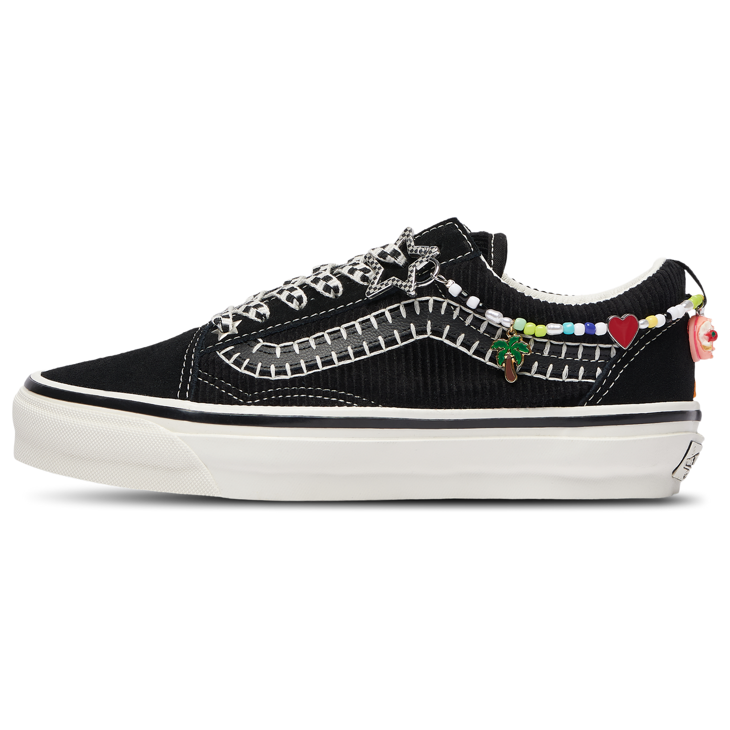 Vans LX Old Skool Charms - Women's - Black/Marshmallow