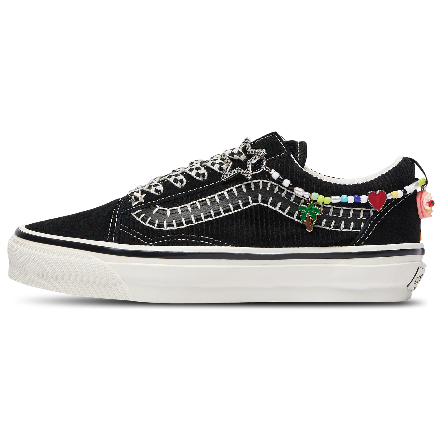 Vans LX Old Skool Charms - Women's - Black/Marshmallow