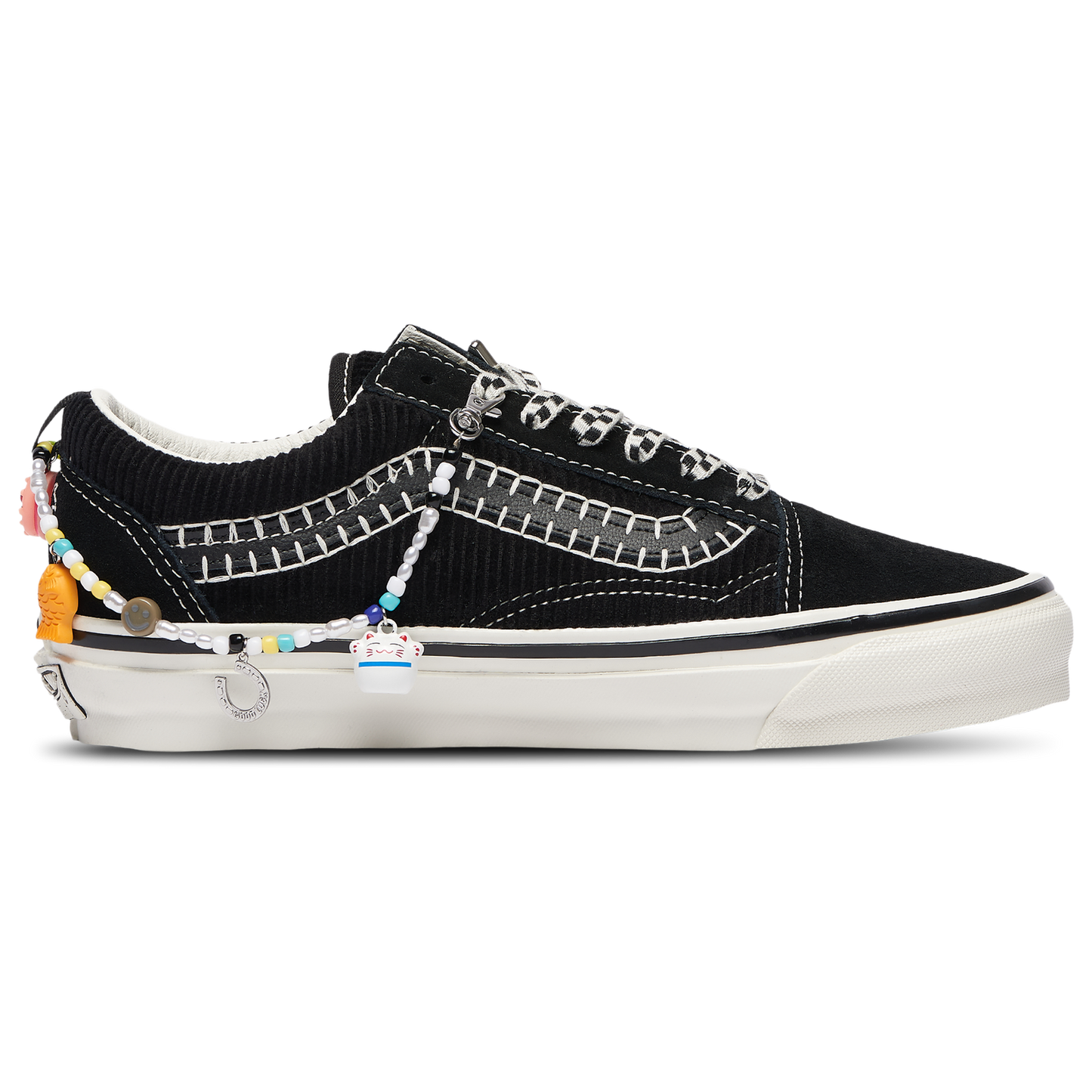 Vans LX Old Skool Charms - Women's - Black/Marshmallow