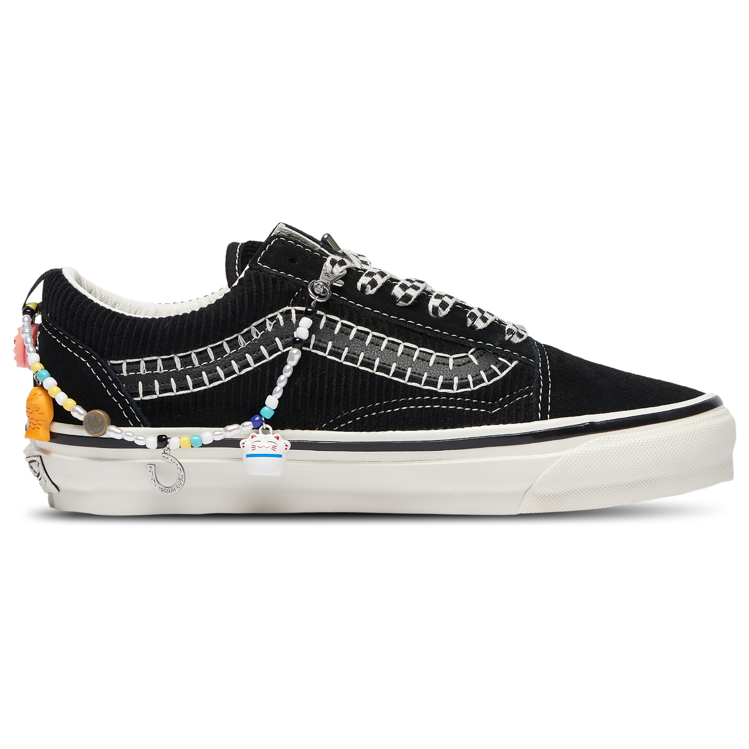 Vans LX Old Skool Charms - Women's - Black/Marshmallow