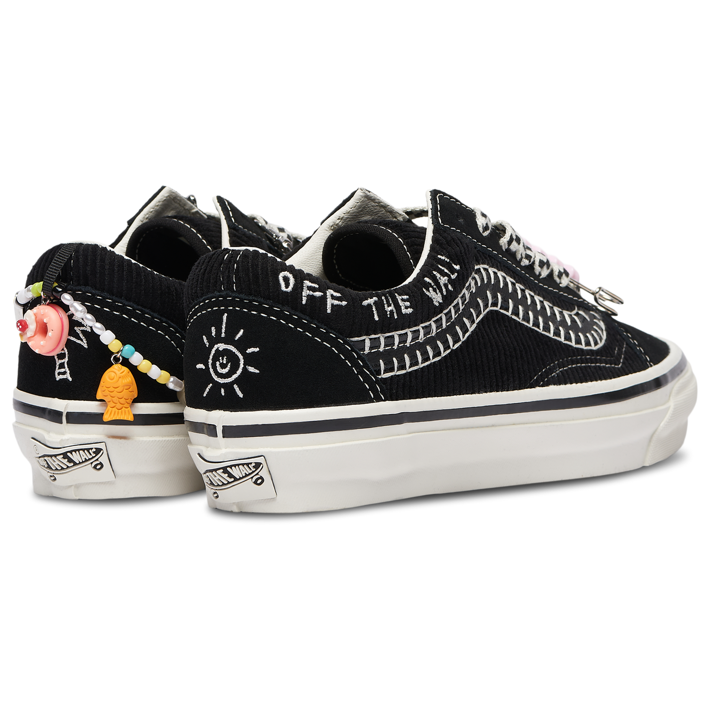 Vans LX Old Skool Charms - Women's - Black/Marshmallow