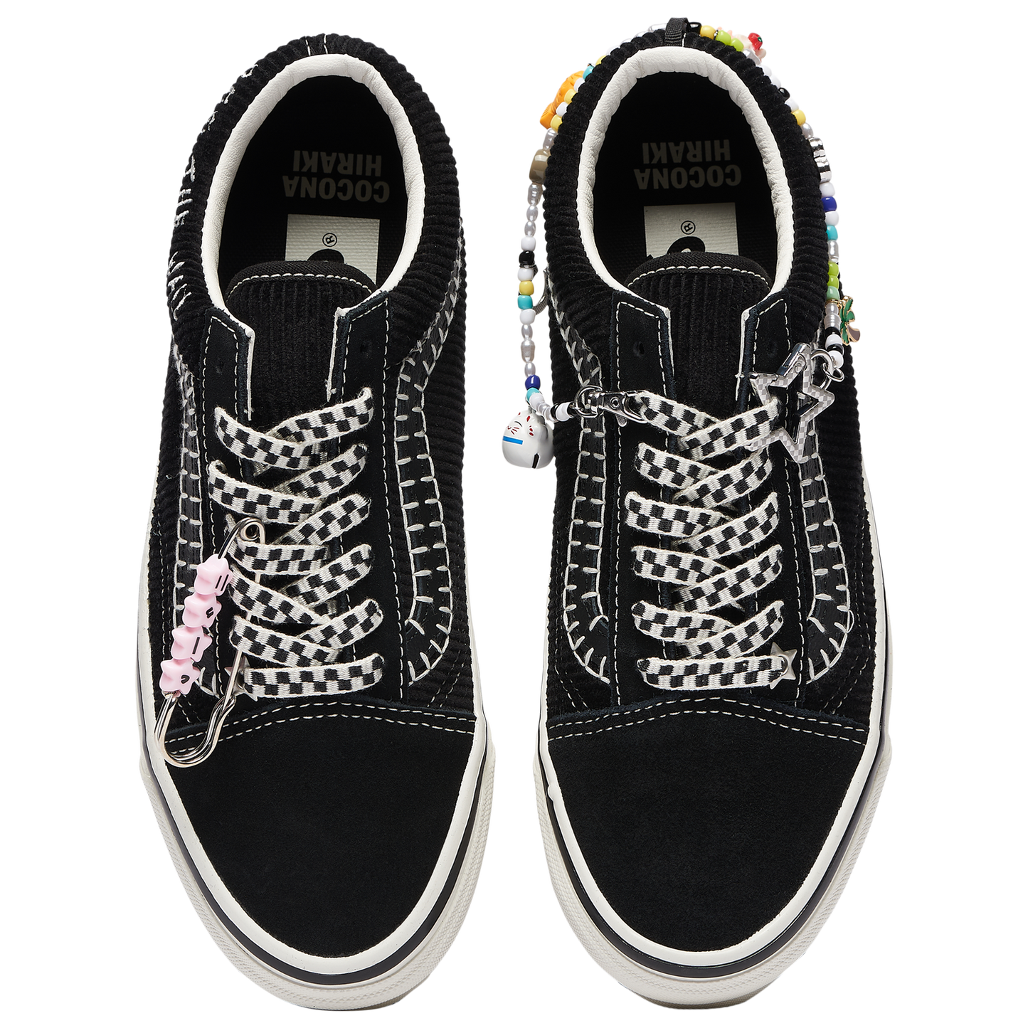 Vans LX Old Skool Charms - Women's - Black/Marshmallow