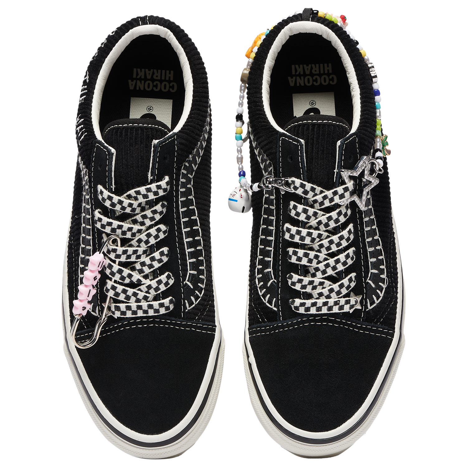 Vans LX Old Skool Charms - Women's - Black/Marshmallow
