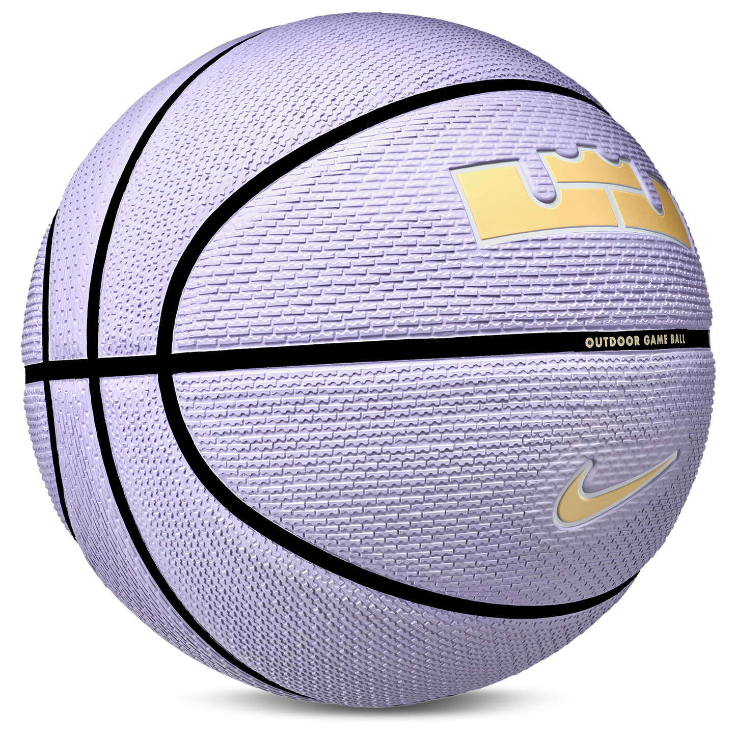 Nike Lebron Playground Basketball - Men's - White/Hydrangeas/Black