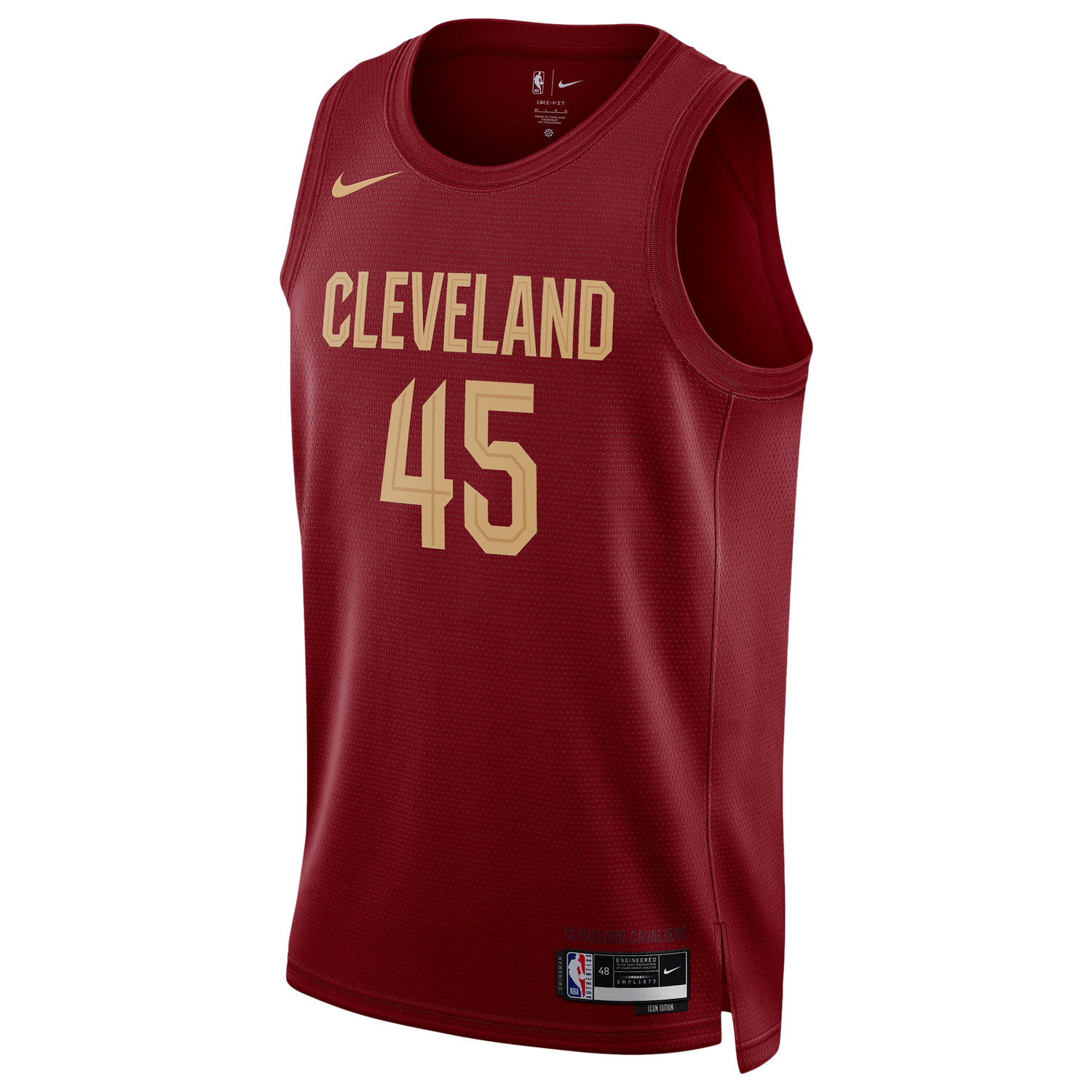 Nike NBA Cavaliers Swingman Icon Edition Jersey - Men's - Red