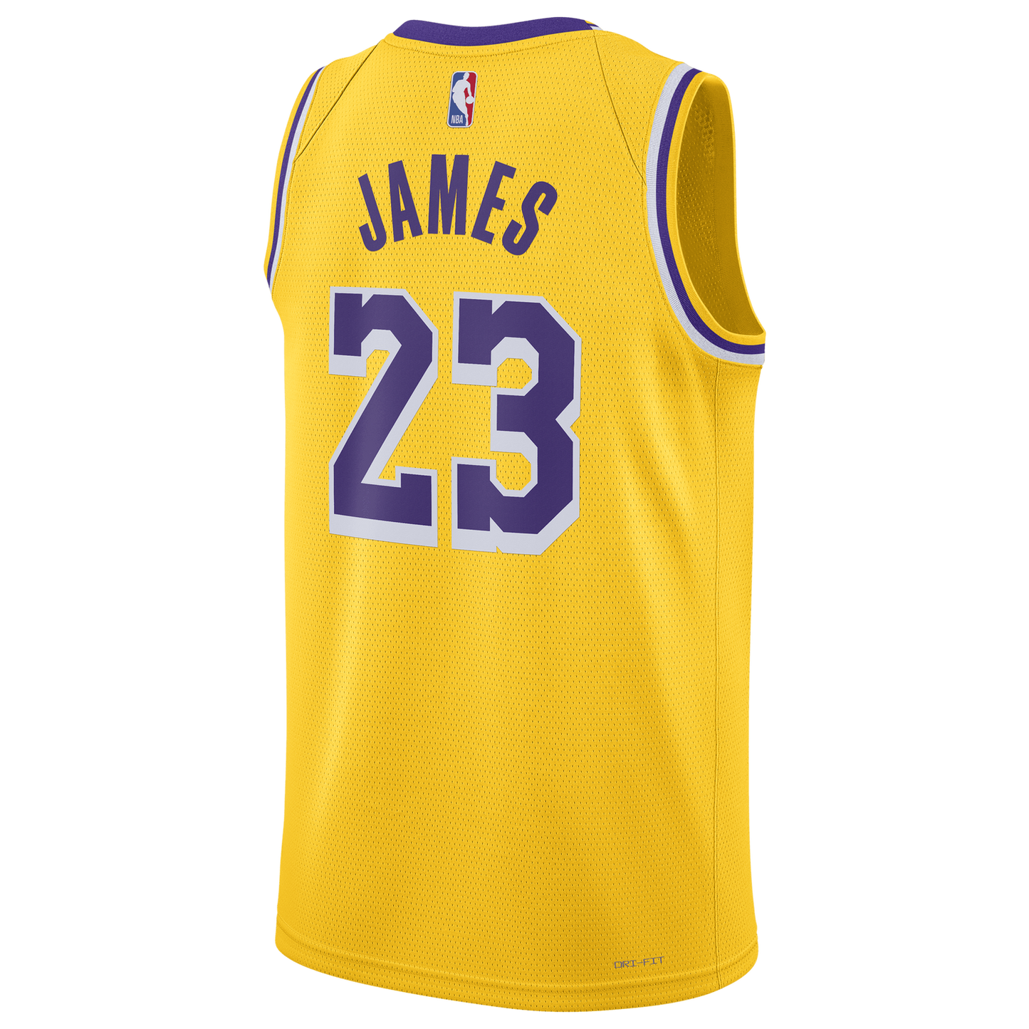 Nike NBA Lakers Swingman Icon Edition Jersey - Men's - Yellow/Purple