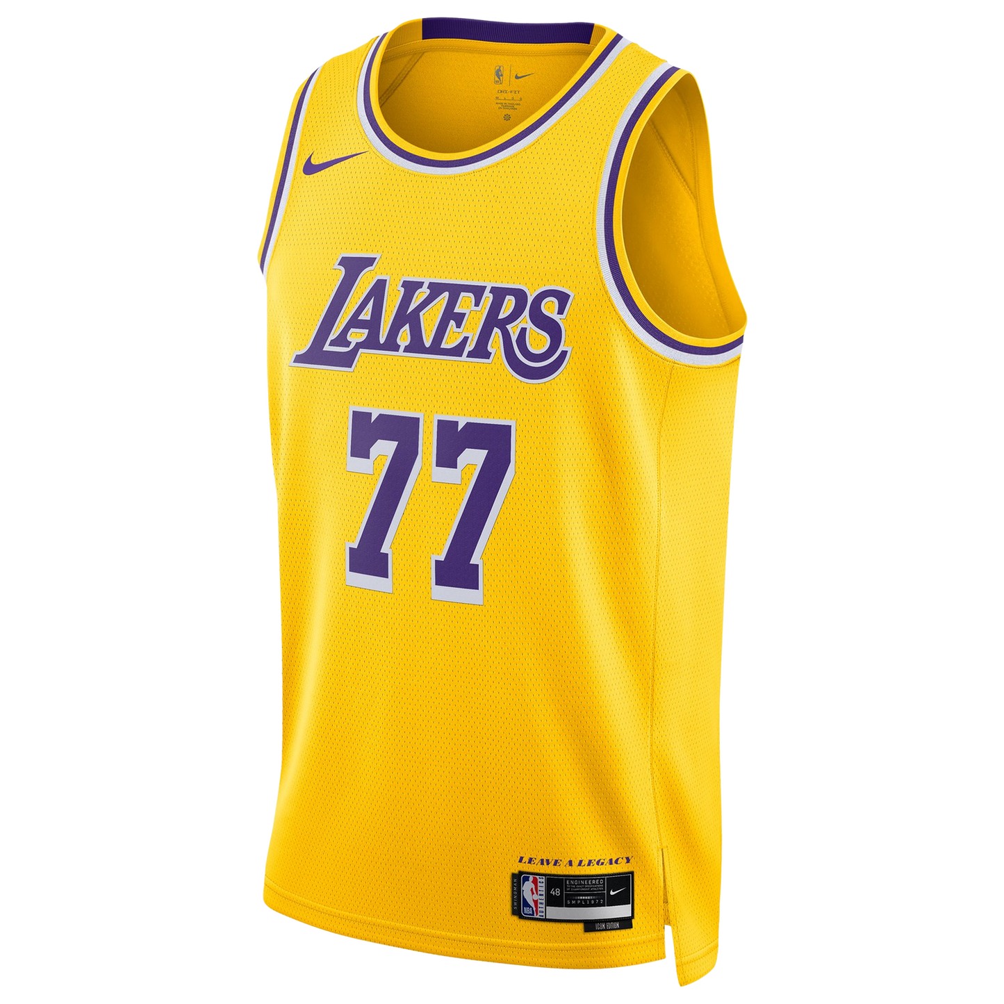 Nike NBA Lakers Swingman Icon Edition Jersey - Men's - Yellow