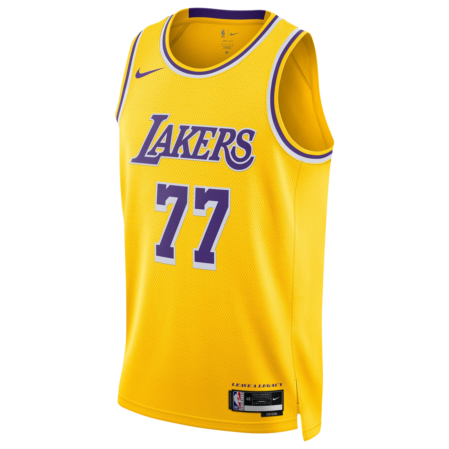 Nike NBA Lakers Swingman Icon Edition Jersey - Men's - Yellow