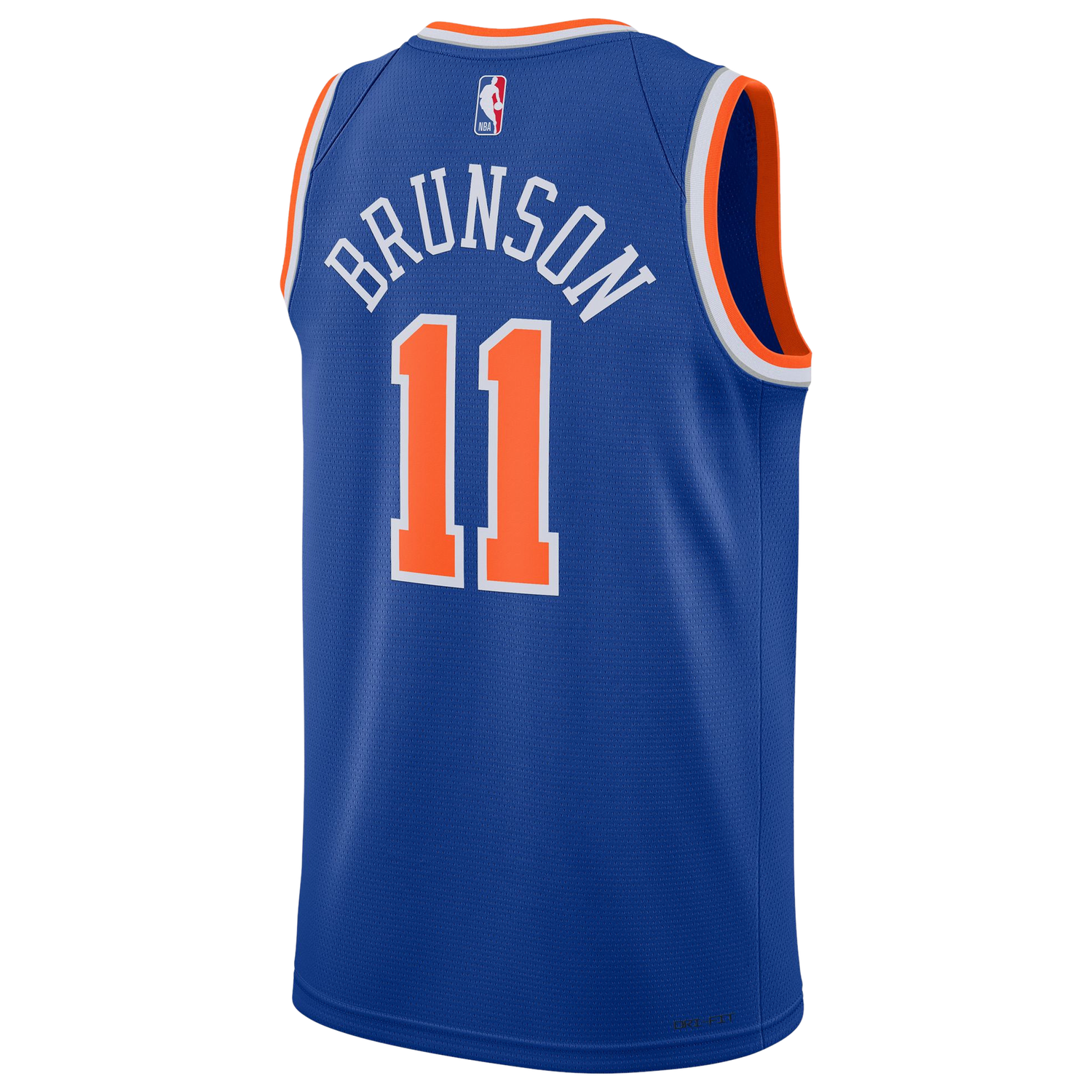 Nike NBA Knicks Swingman Icon Edition Jersey - Men's - Orange/Blue