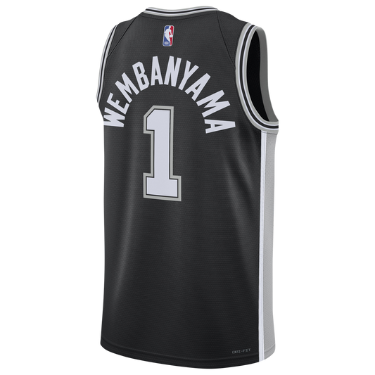 Nike NBA Spurs Swingman Icon Edition Jersey - Men's - Black/White