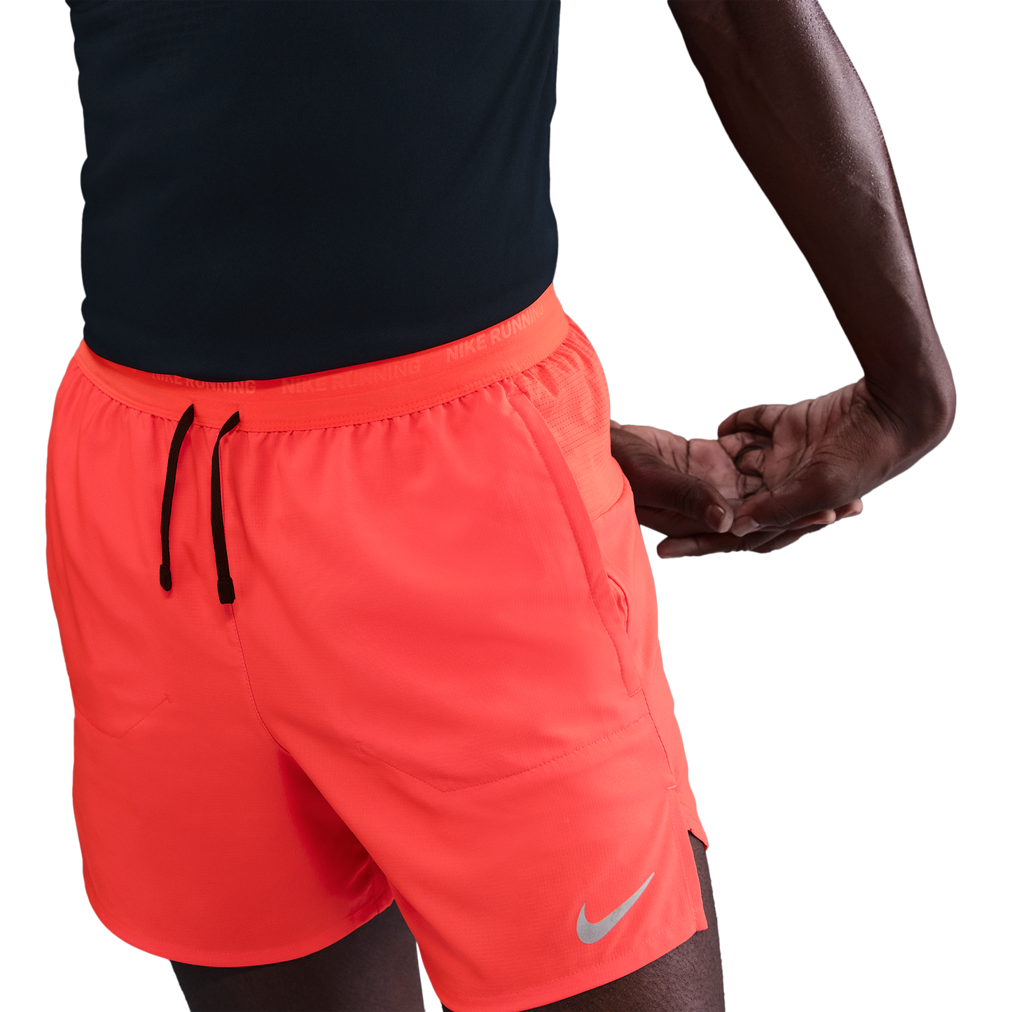 Nike Dri-FIT STRIDE 2IN1 5IN Shorts - Men's - Bright Crimson/Black/Bright Crimson