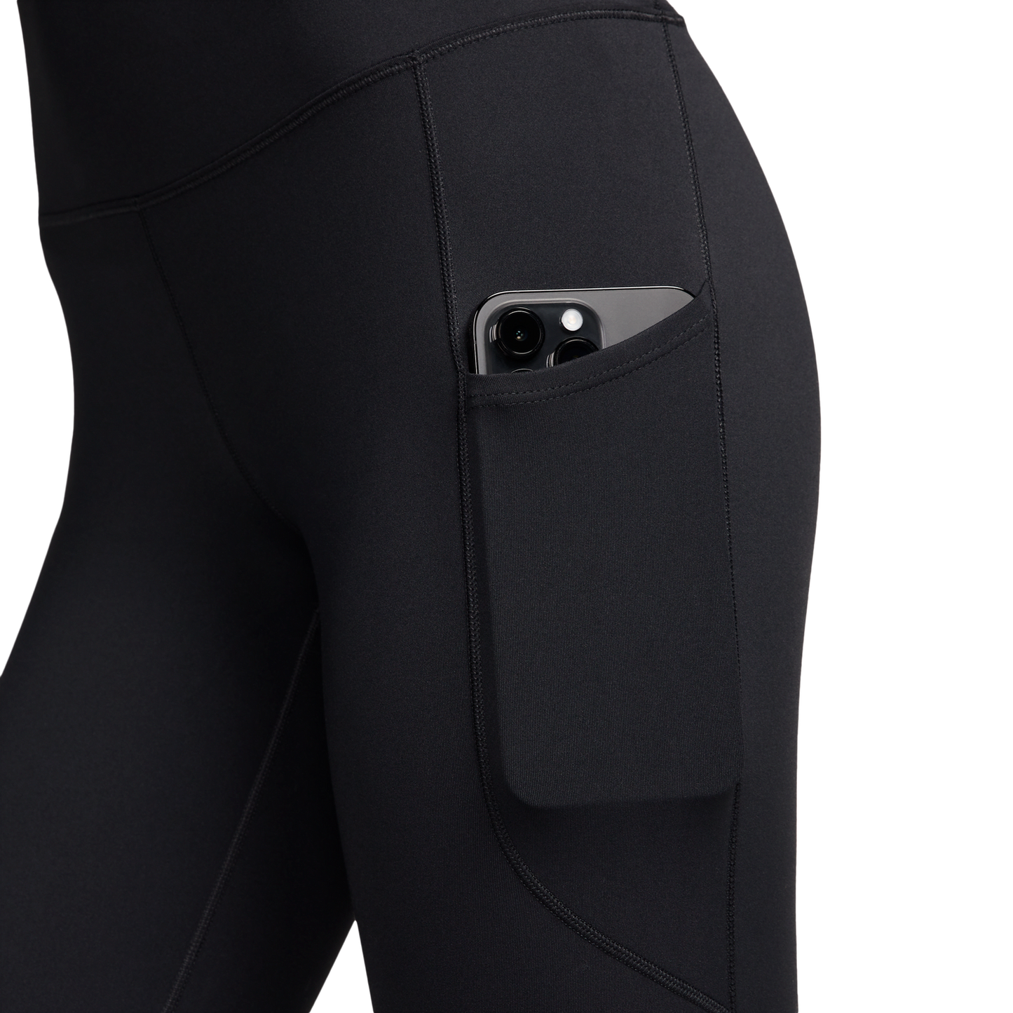 Nike Dri-FIT One High Rise 7/8 Pocket Tights - Women's - Black