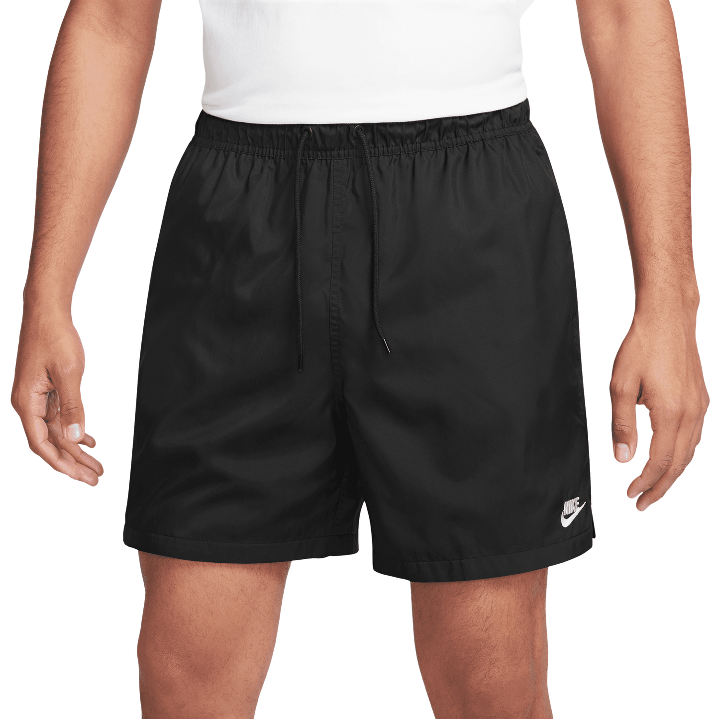 Nike Club Flow Shorts - Men's - Black/White