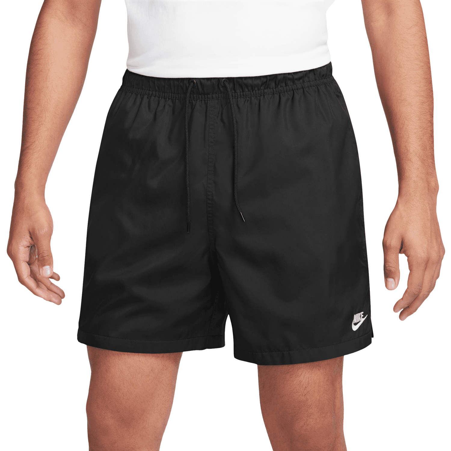 Nike Club Flow Shorts - Men's - Black/White