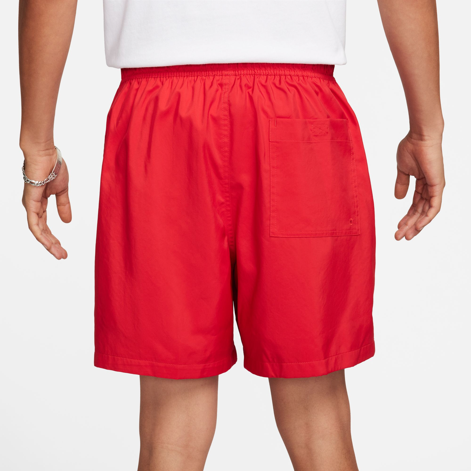 Nike Club Flow Shorts - Men's - University Red/White