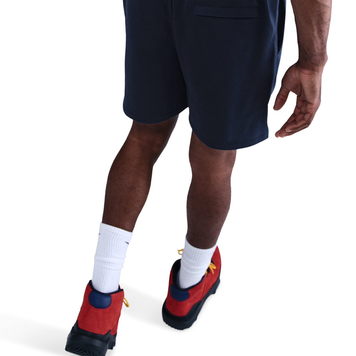 Nike Club Flow French Terry Shorts - Men's - Obsidian/White/Obsidian