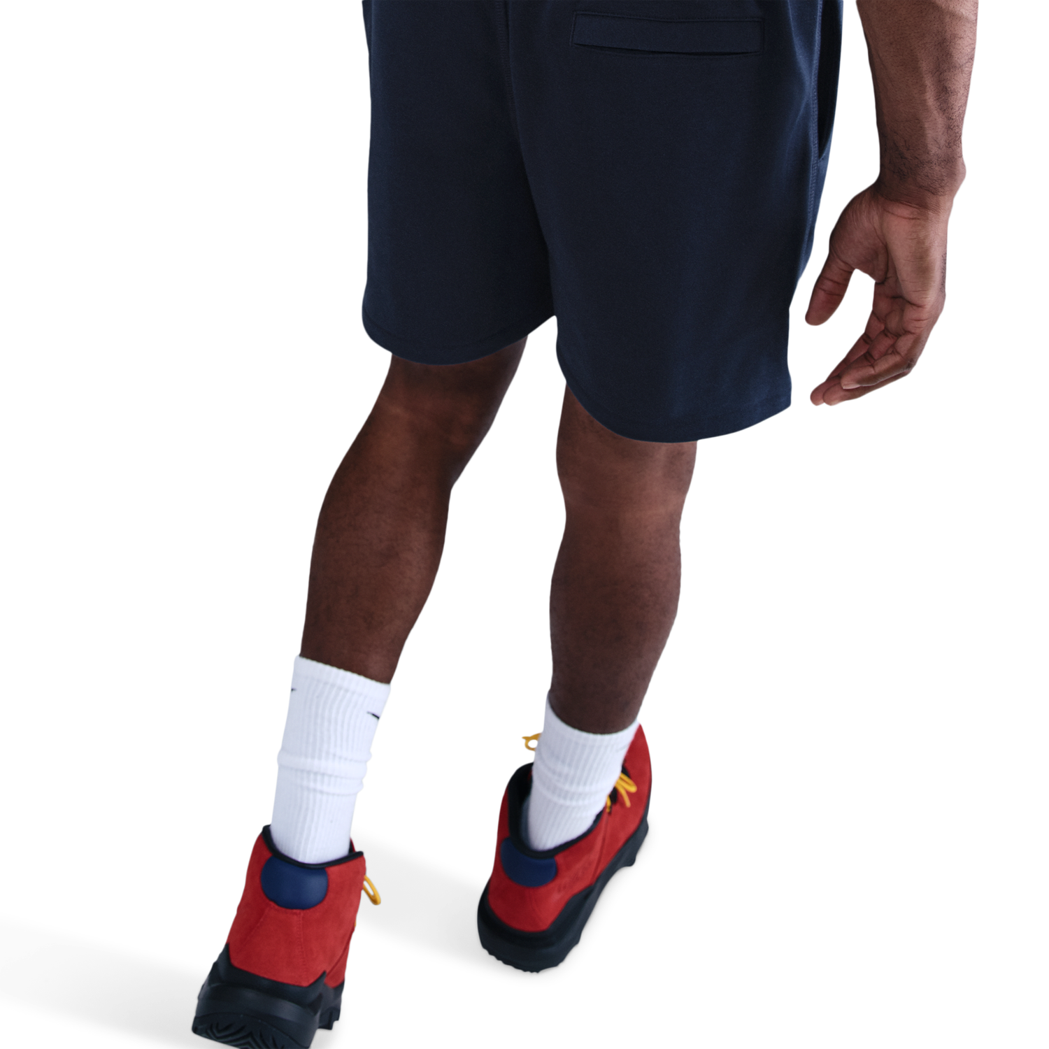 Nike Club Flow French Terry Shorts - Men's - Obsidian/White/Obsidian