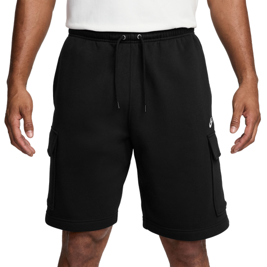 Nike Club Cargo Shorts - Men's - Black/White