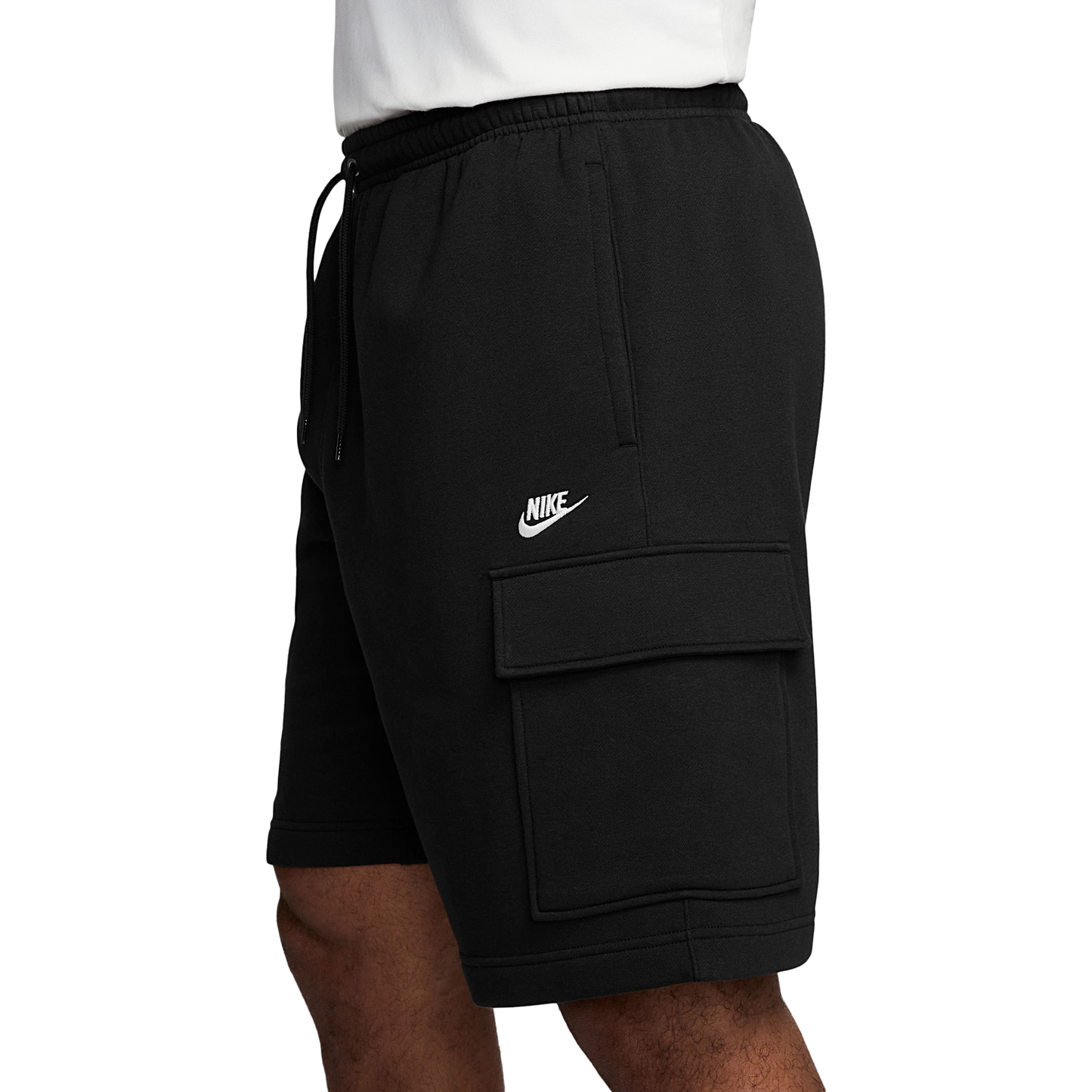 Nike Club Cargo Shorts - Men's - Black/White