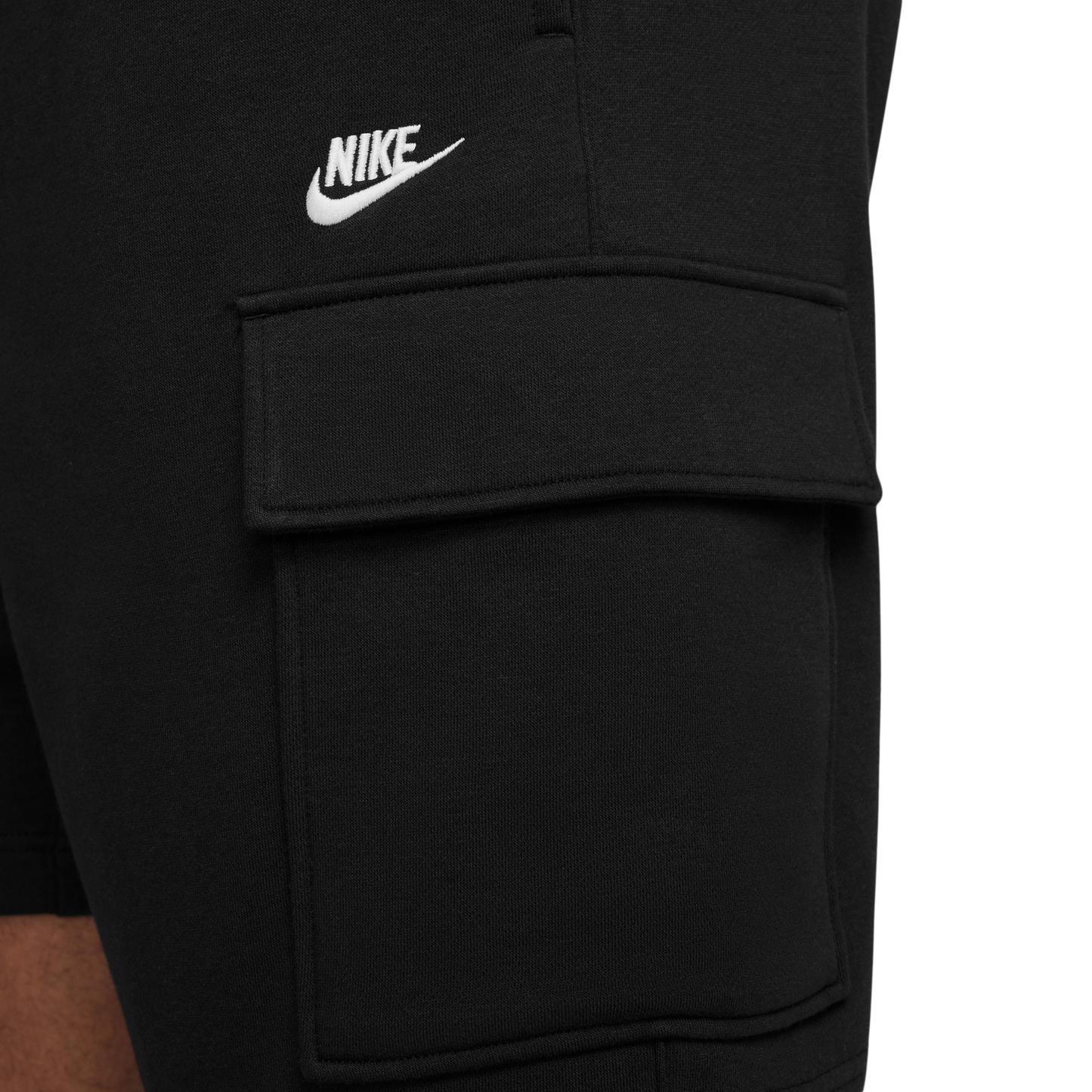 Nike Club Cargo Shorts - Men's - Black/White