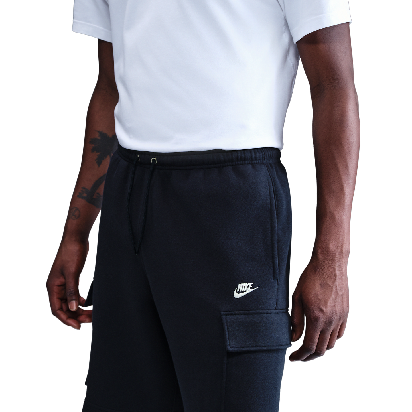 Nike Club Cargo Shorts - Men's - White/Obsidian