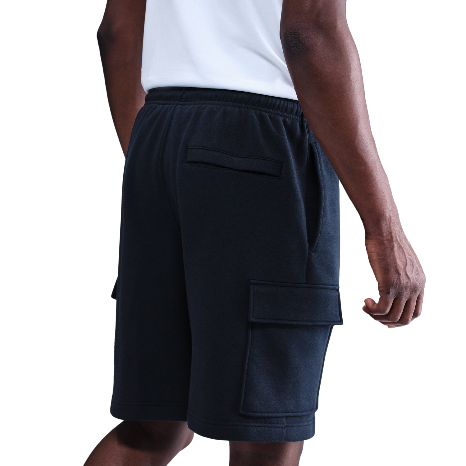 Nike Club Cargo Shorts - Men's - White/Obsidian