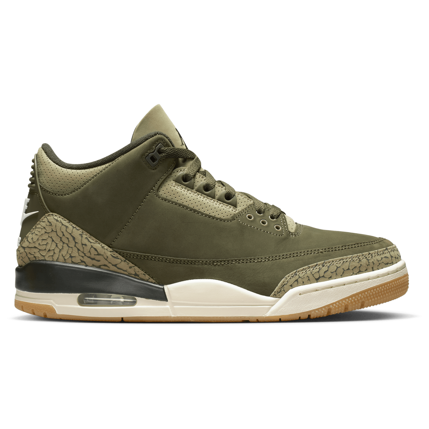 Jordan Retro 3 - Men's - Neutral Olive/Sequoia/Medium Olive