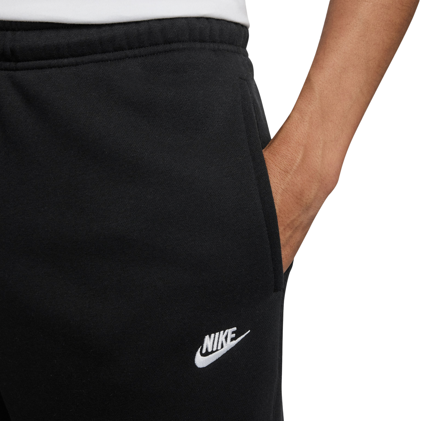 Nike Club Joggers - Men's - Black/White