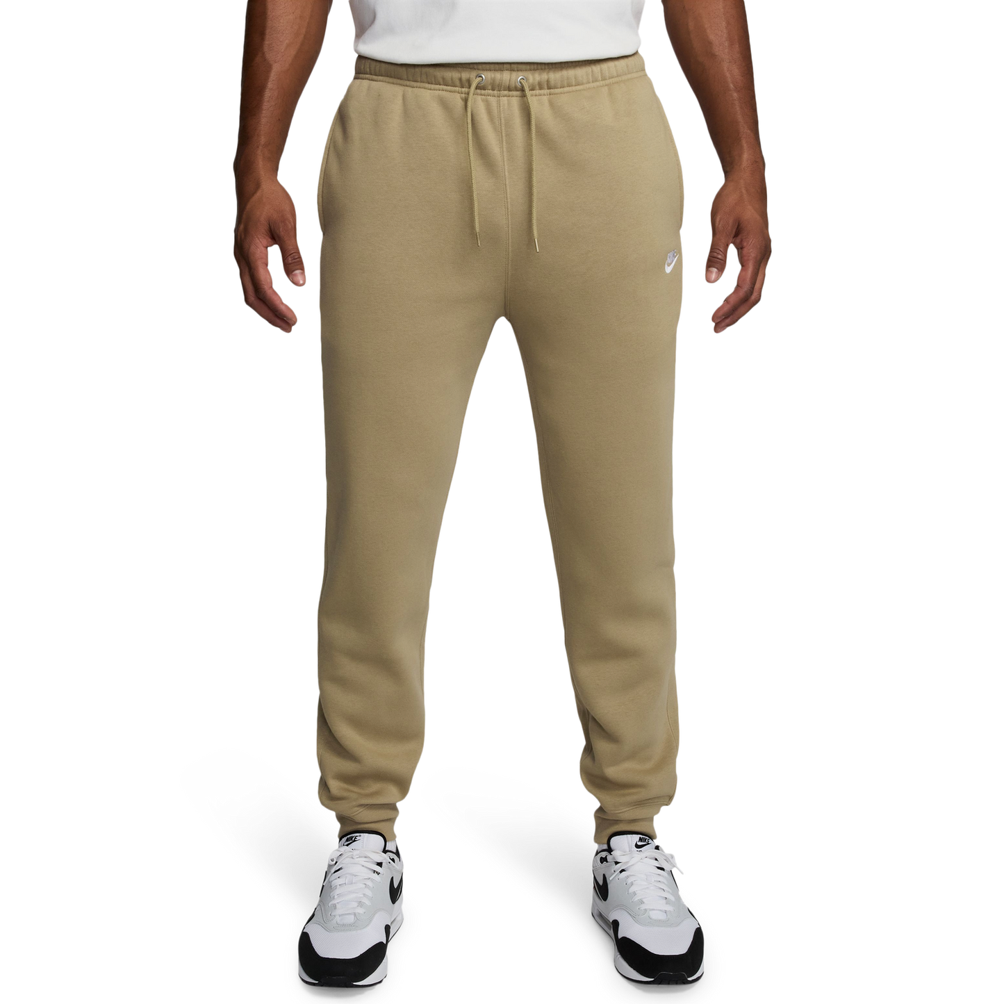 Nike Club Joggers - Men's - Parachute Beige/White