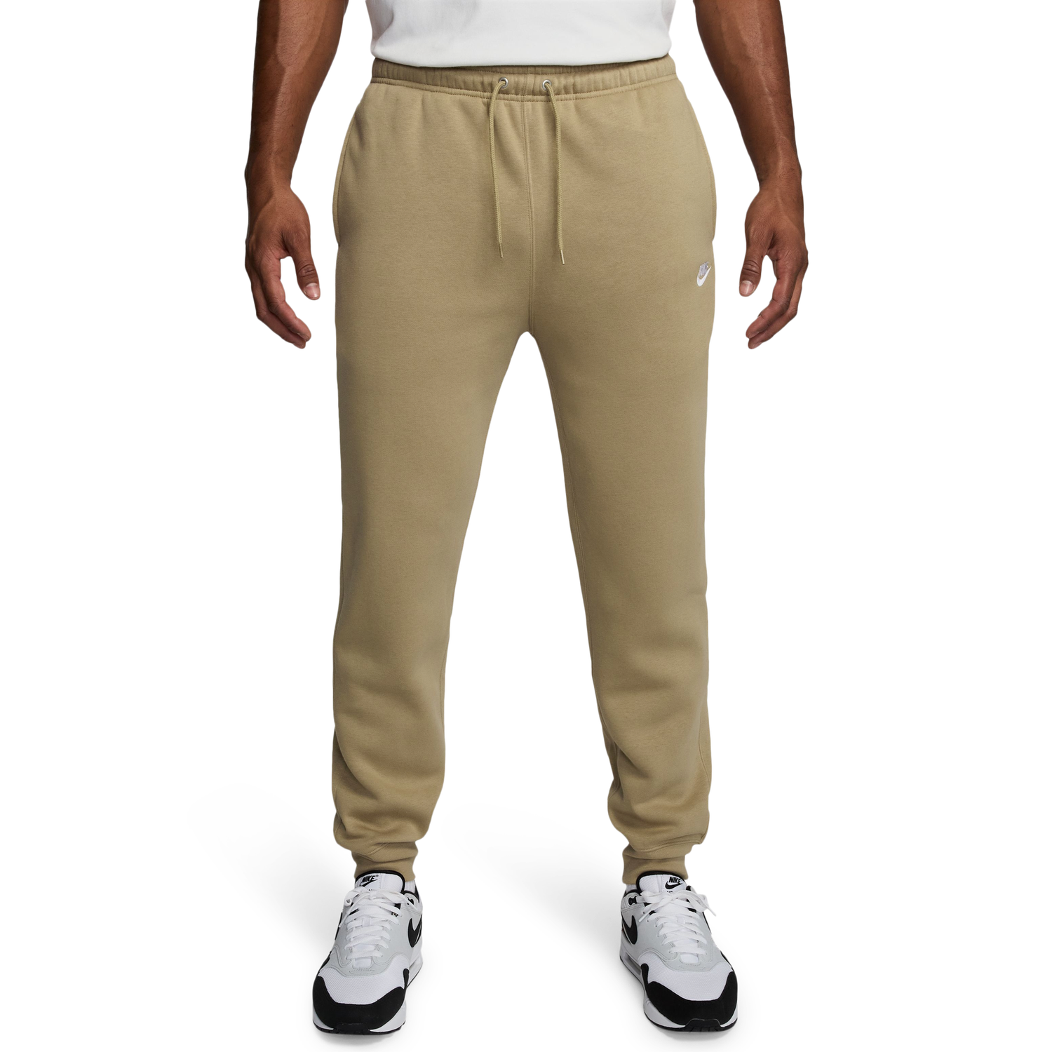 Nike Club Joggers - Men's - Parachute Beige/White