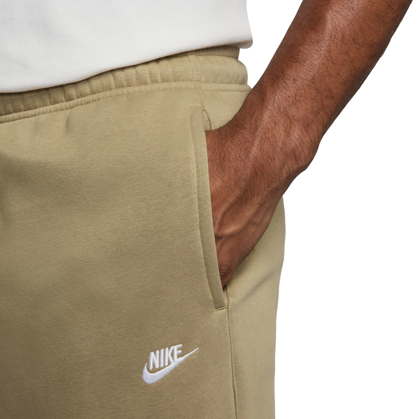 Nike Club Joggers - Men's - Parachute Beige/White