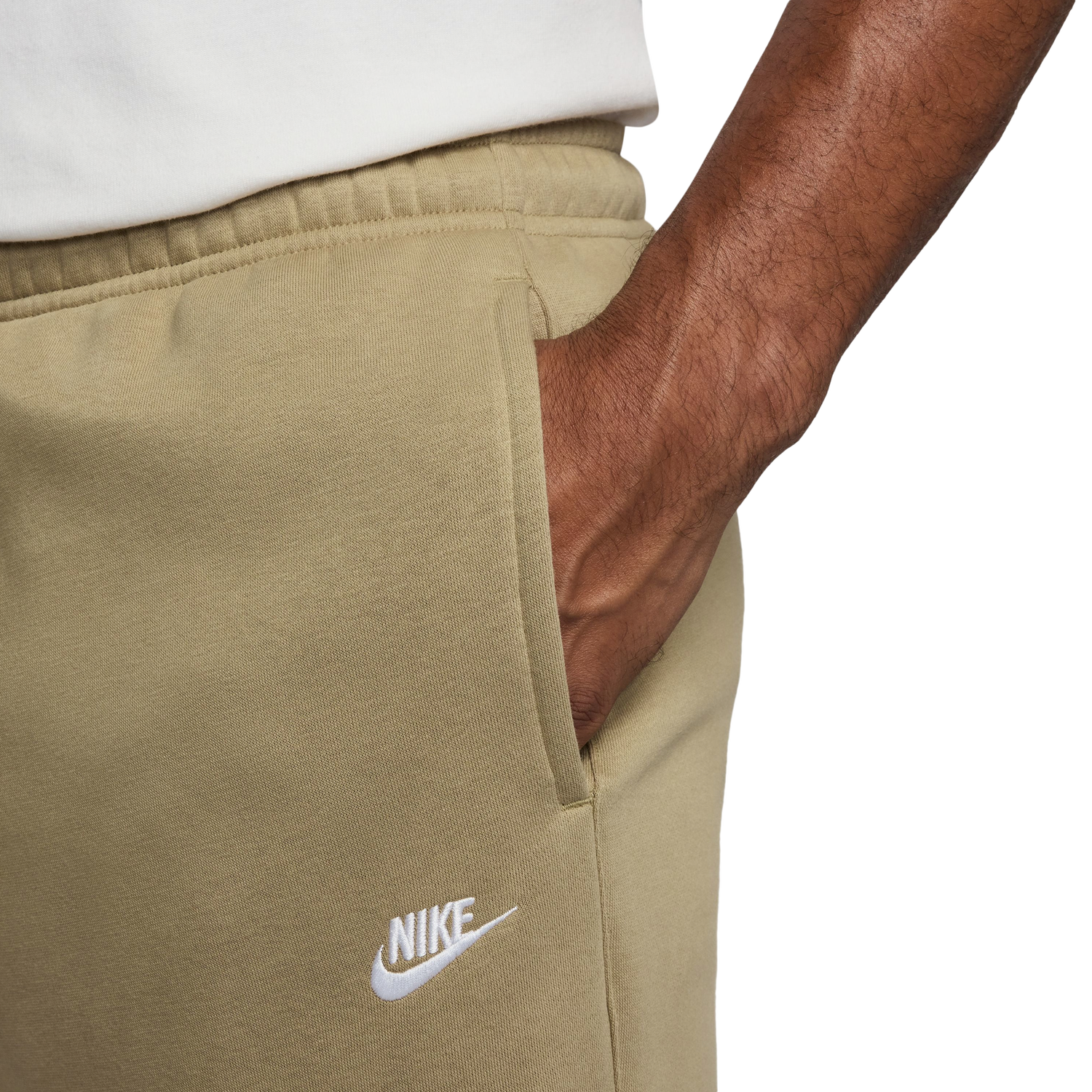 Nike Club Joggers - Men's - Parachute Beige/White