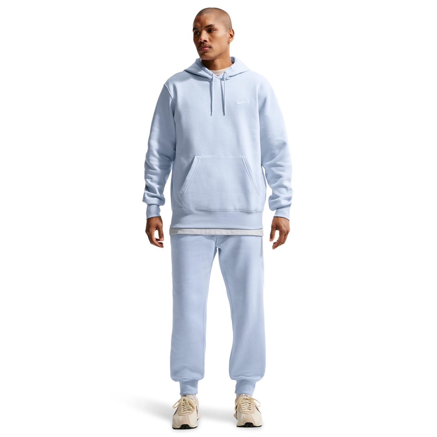 Nike Club BB Joggers - Men's - White/Hydrogen Blue/Hydrogen Blue