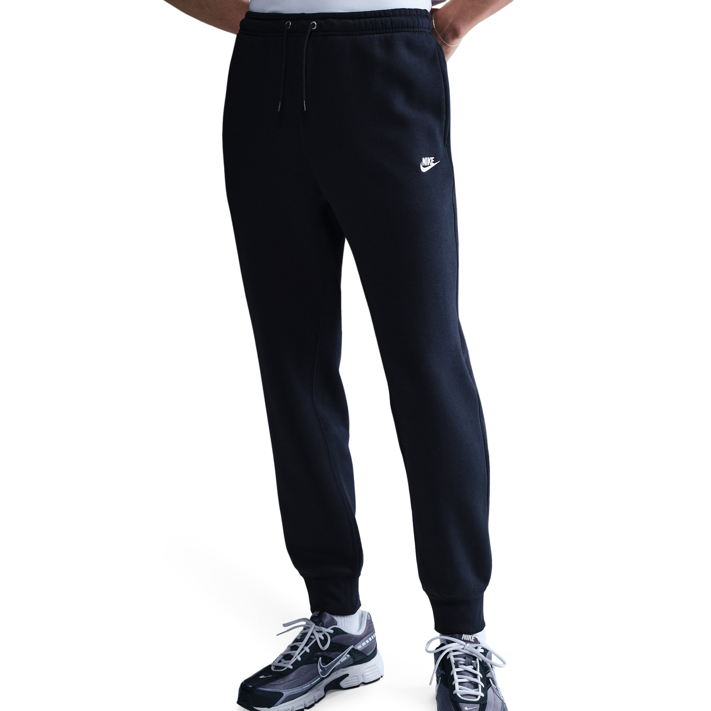 Nike Club Joggers - Men's - Obsidian/Obsidian/White