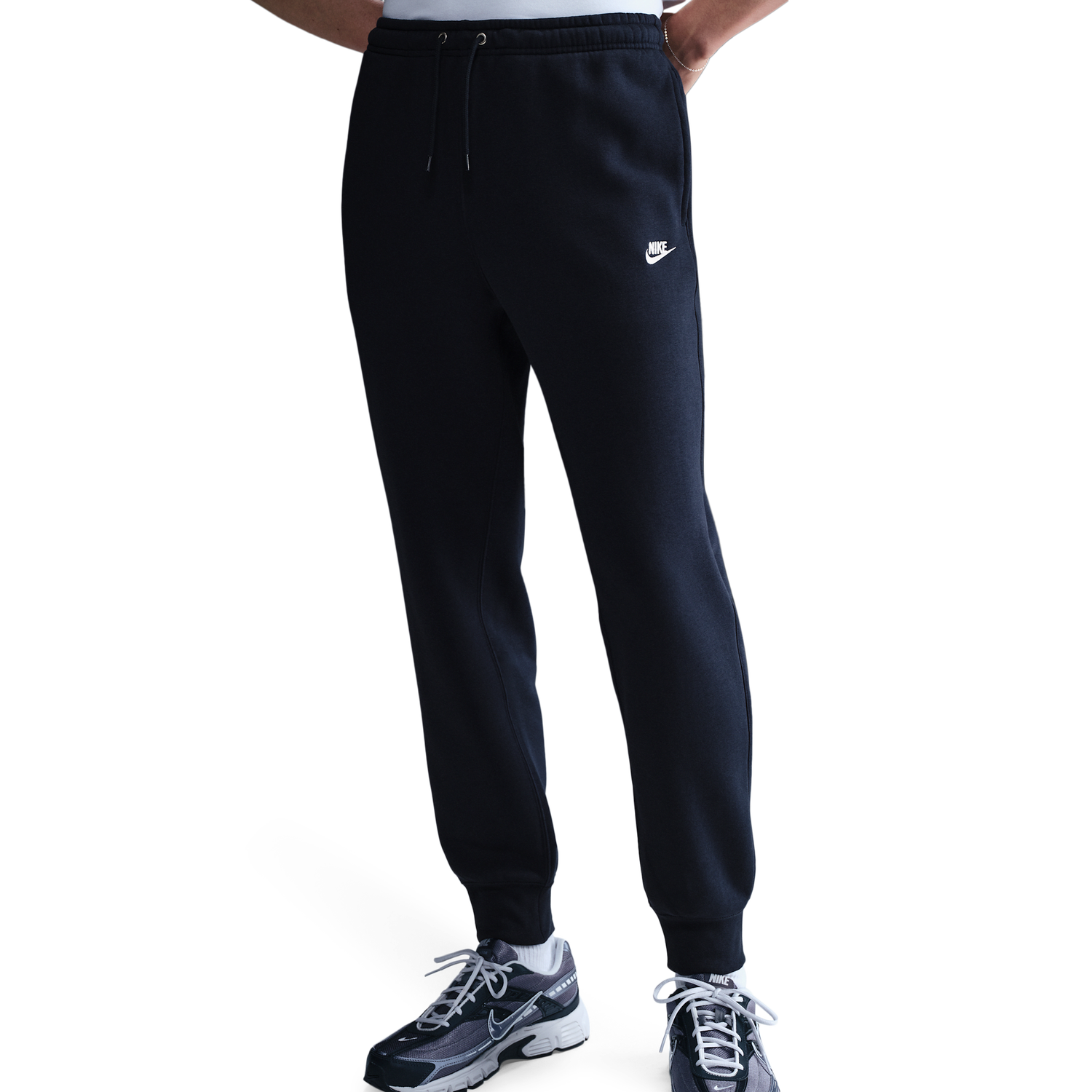 Nike Club Joggers - Men's - Obsidian/Obsidian/White