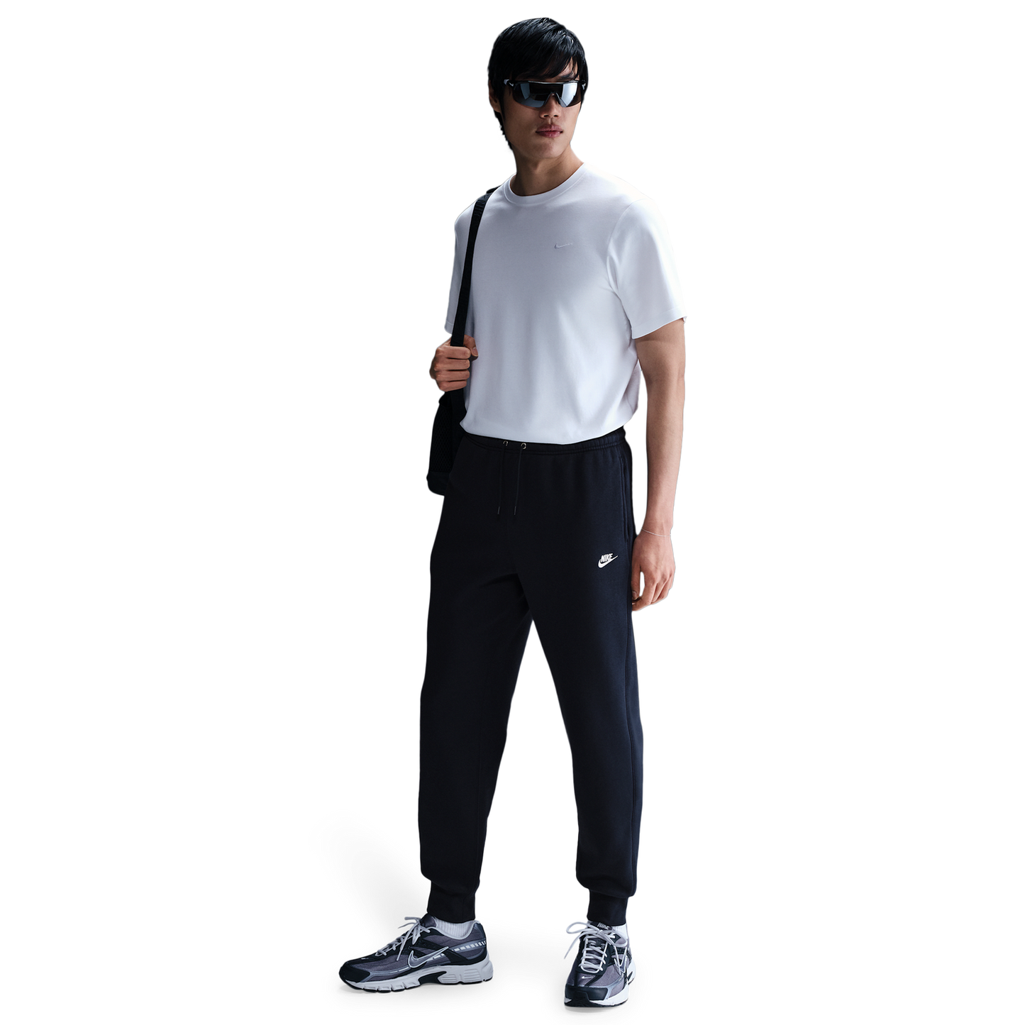 Nike Club Joggers - Men's - Obsidian/Obsidian/White