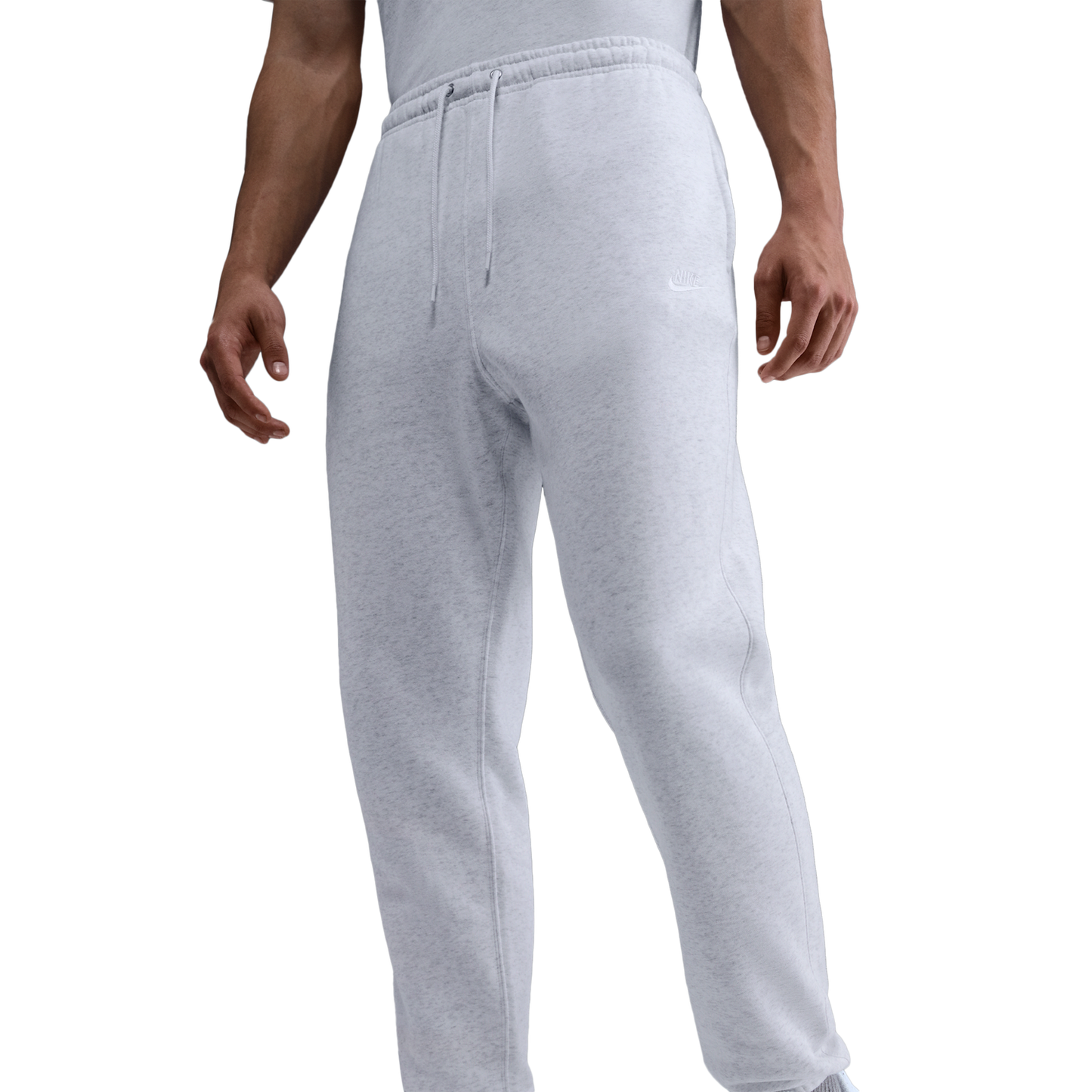 Nike Club Cuff Fleece Pants - Men's - Birch Heather/White/White