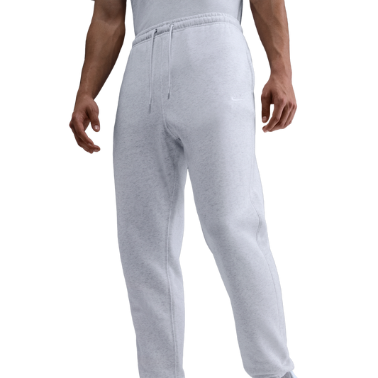 Nike Club Cuff Fleece Pants - Men's - Birch Heather/White/White