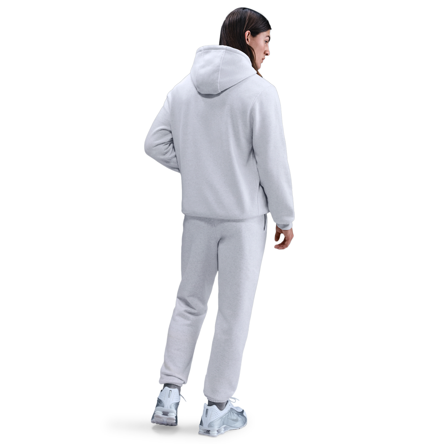 Nike Club Cuff Fleece Pants - Men's - Birch Heather/White/White