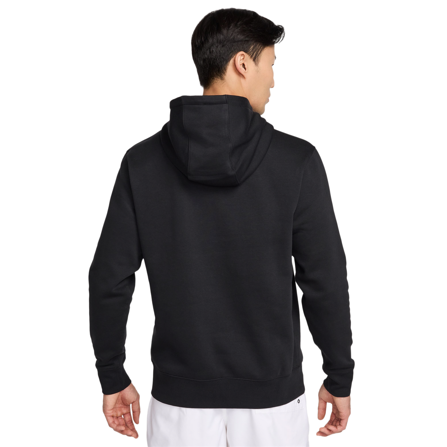 Nike Club Pullover Hoodie - Men's - Black/White