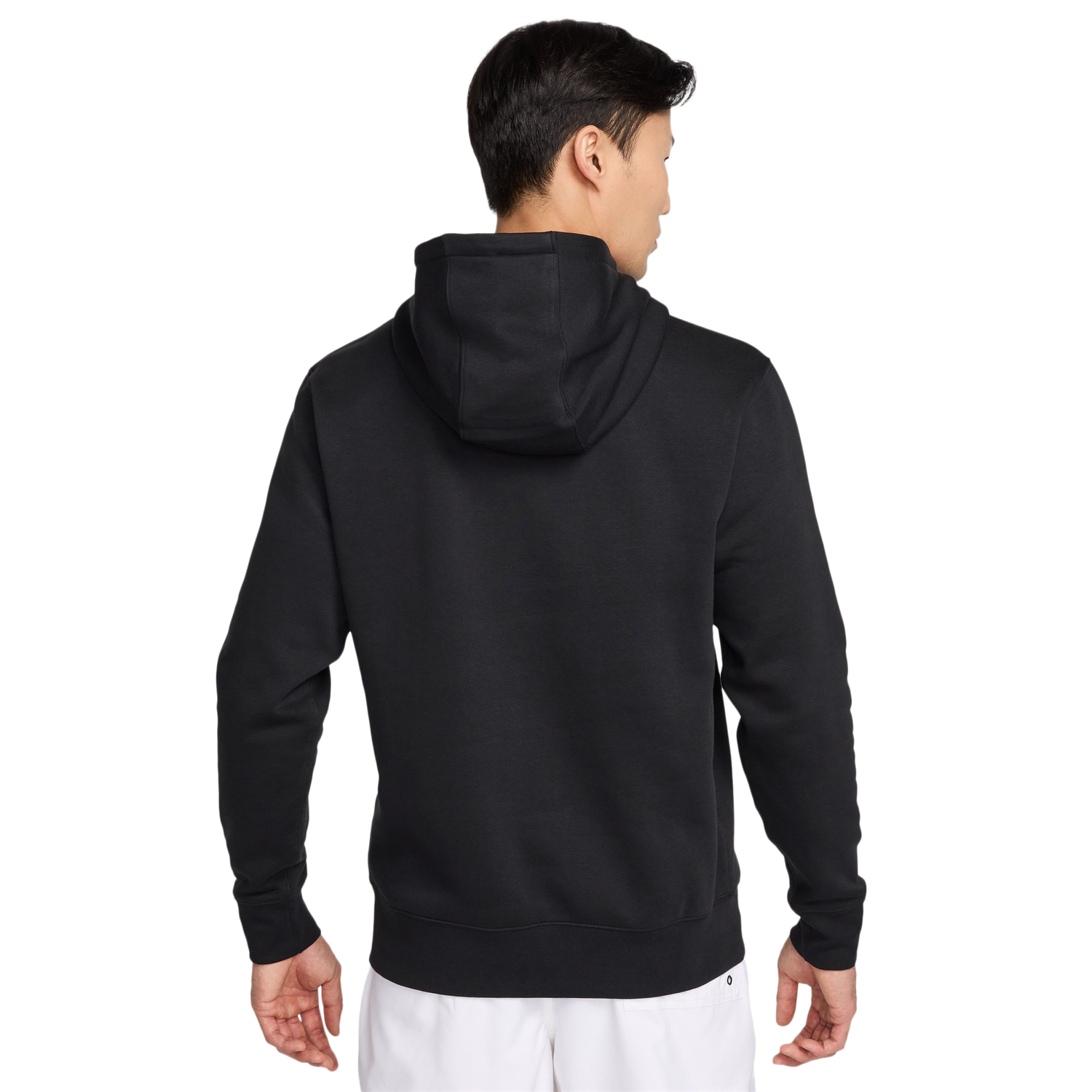 Nike Club Pullover Hoodie - Men's - Black/White