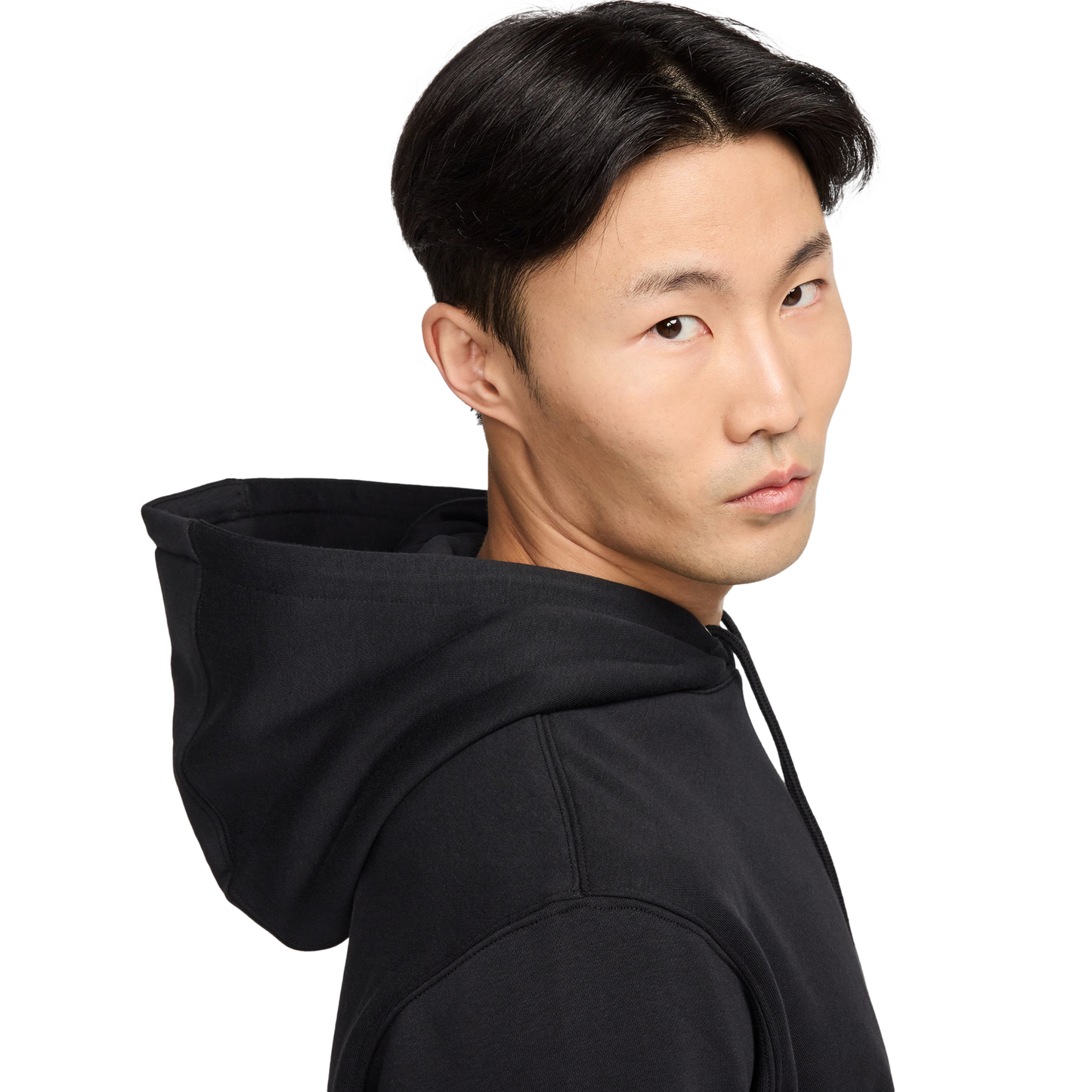 Nike Club Pullover Hoodie - Men's - Black/White