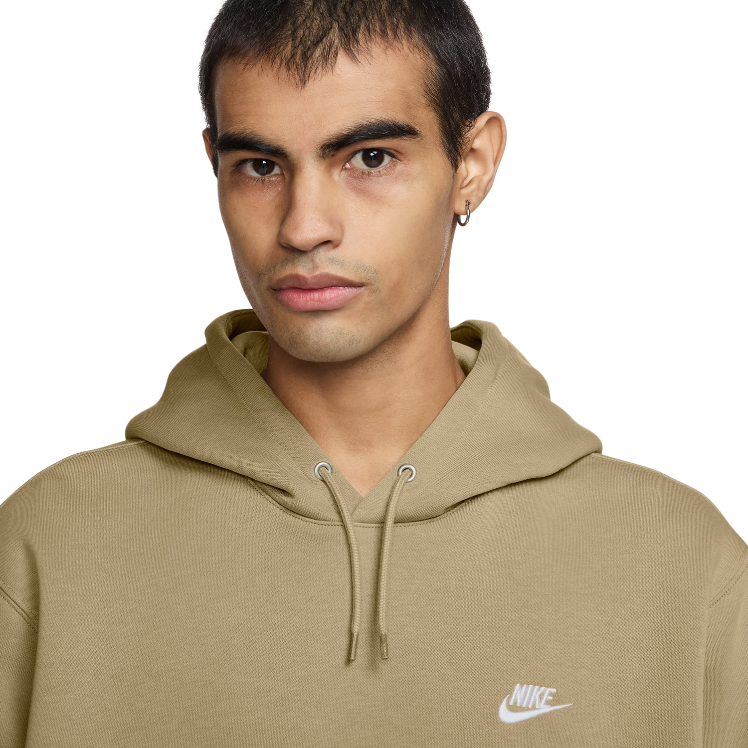 Nike Club Pullover Hoodie - Men's - Parachute Beige/White