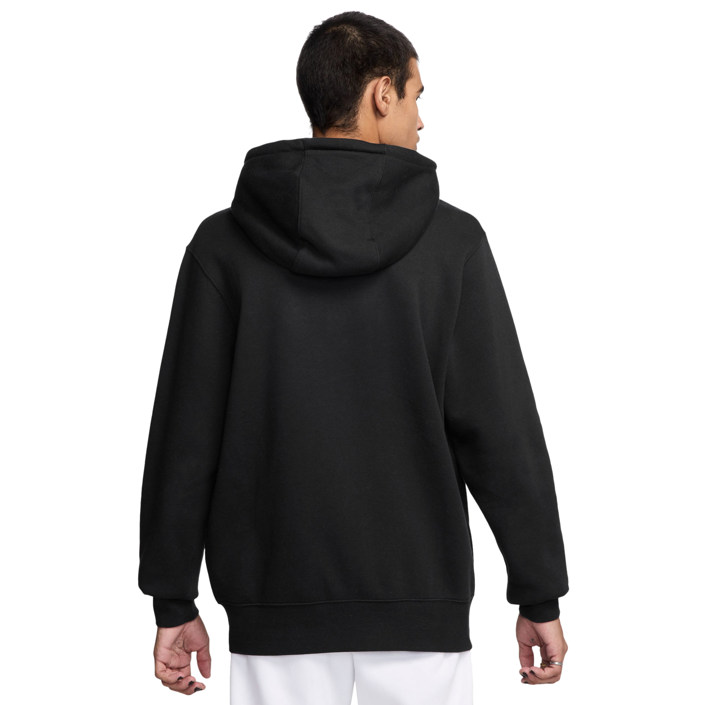 Nike Club Full-Zip Hoodie - Men's - Black/White