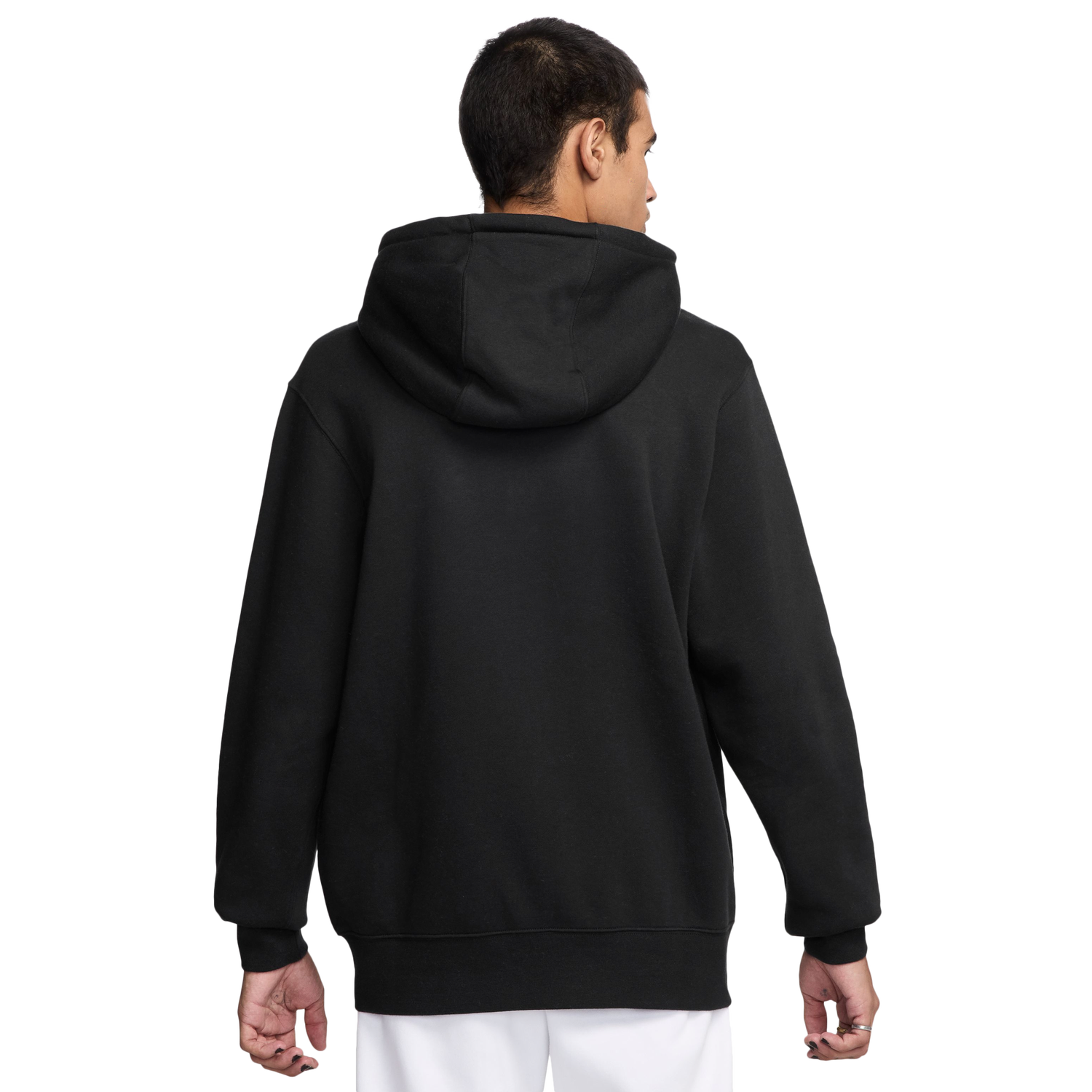 Nike Club Full-Zip Hoodie - Men's - Black/White