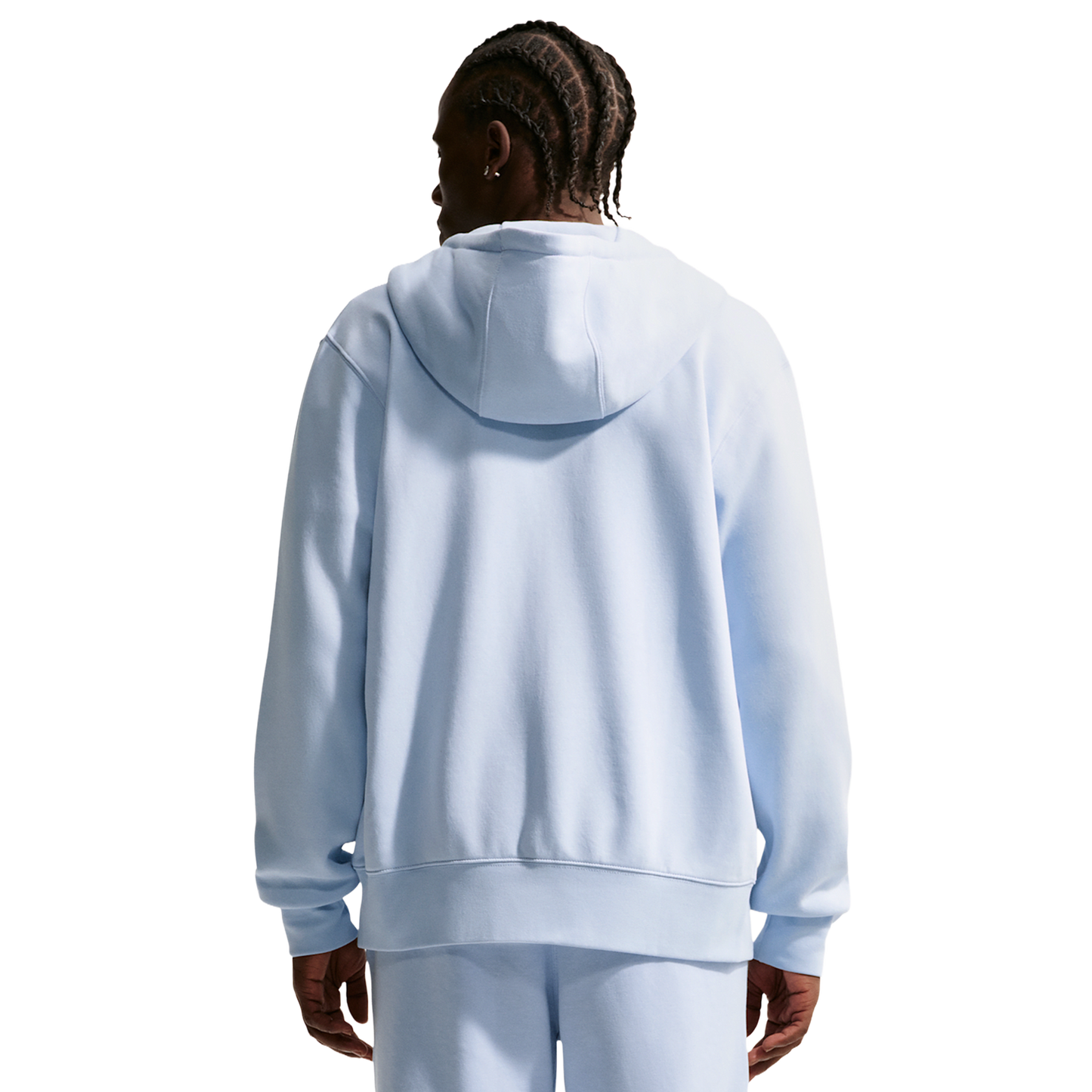Nike Club Full-Zip Hoodie - Men's - Hydrogen Blue/White/Hydrogen Blue